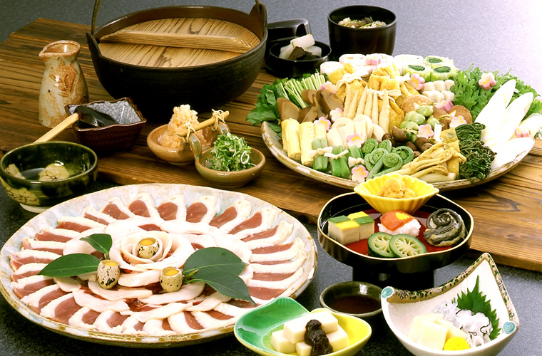 Wild boar hot pot course